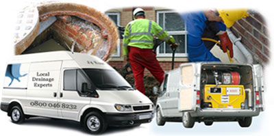 Collier Row drainage van